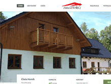 Tablet Screenshot of chatahornik.cz